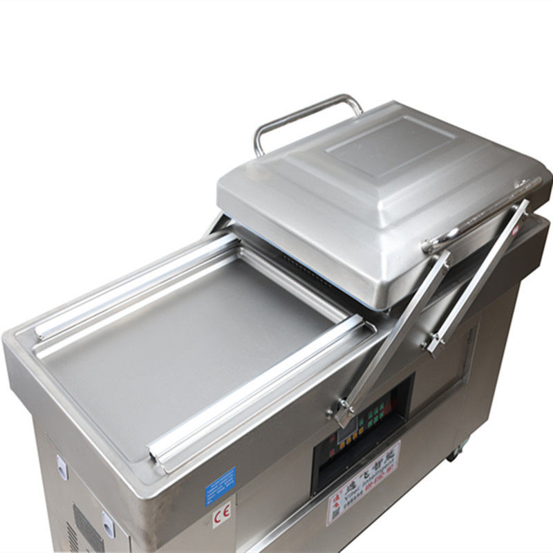 Machine à sceller les emballages sous vide à double chambre à six mémoires pour les emballages alimentaires