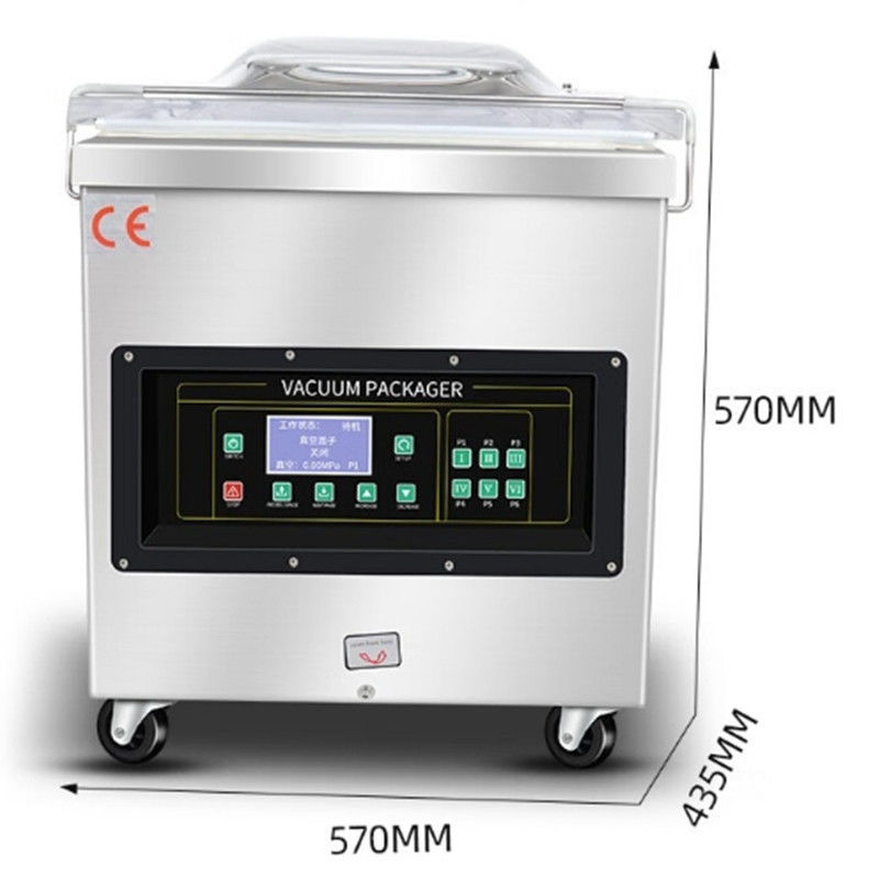 Sélecteur sous vide automatique pour les aliments Rice Poisson Viande Grains de café Pain Type de sac d'emballage